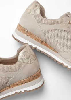 bonprix Marco Tozzi Zapatillas Marco Tozzi con cremallera Beige Best
