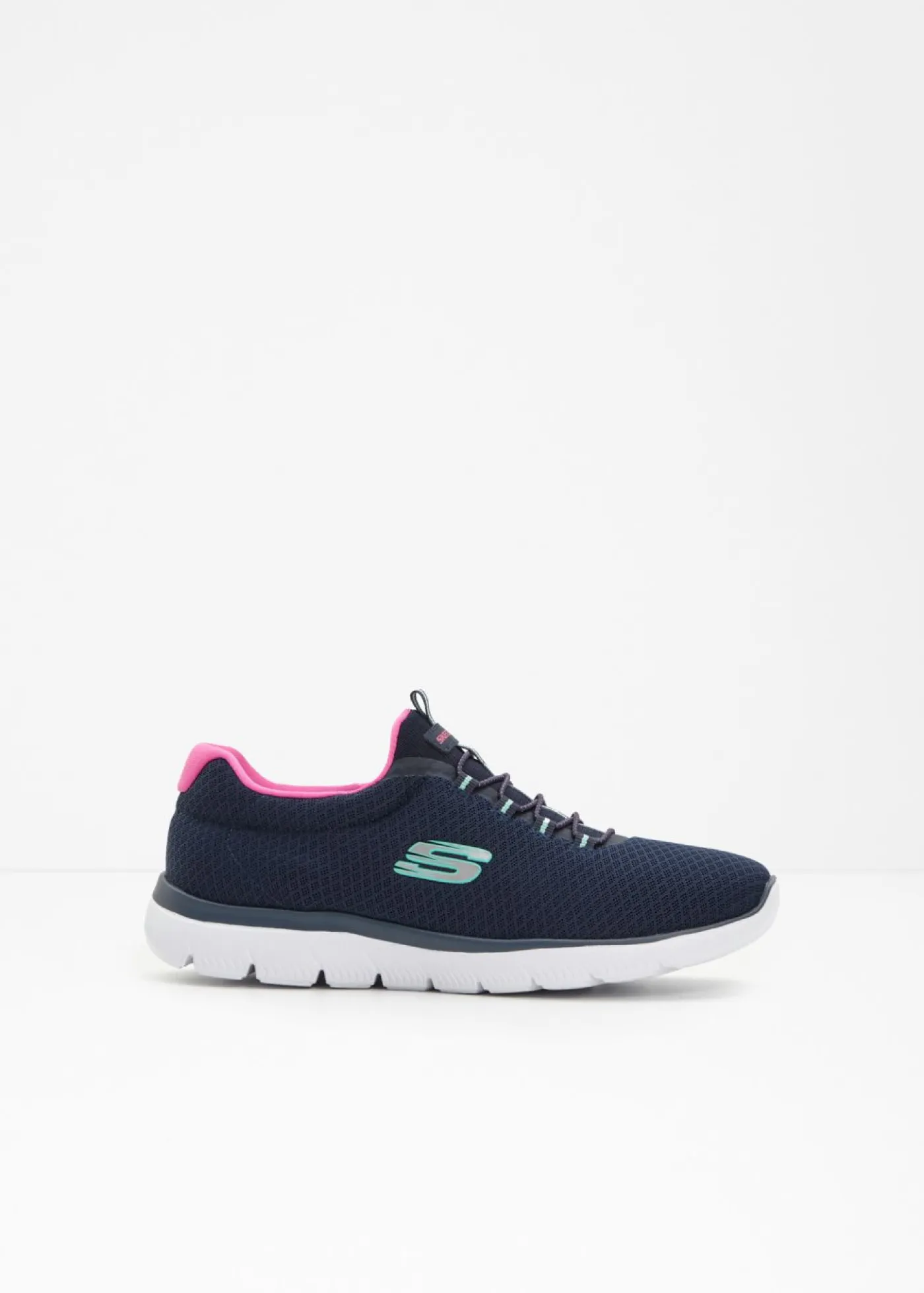 bonprix Skechers Zapatillas Skechers con espuma viscoelástica Azul marino/rosa Discount