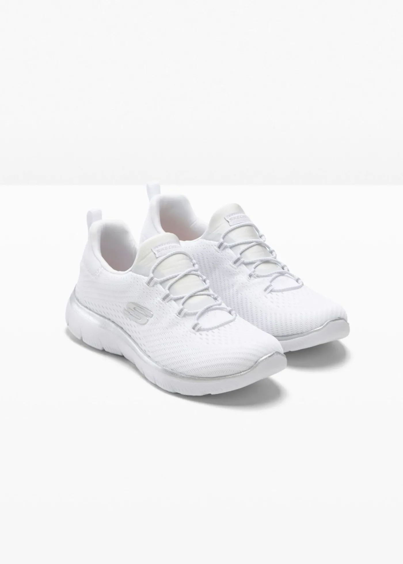 bonprix Skechers Zapatillas Skechers con espuma viscoelástica Blanco Discount