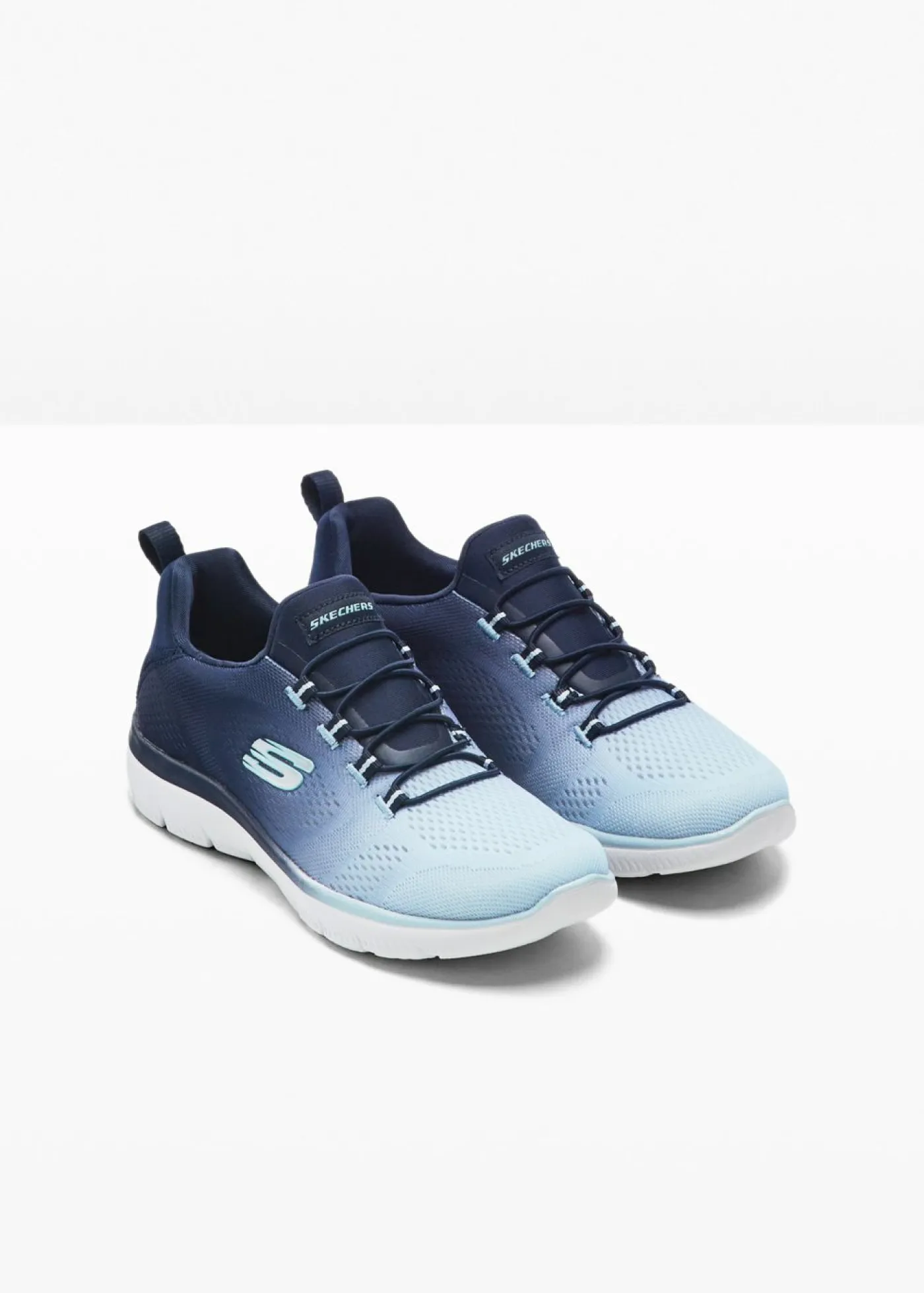 bonprix Skechers Zapatillas Skechers con espuma viscoelástica Azul Clearance