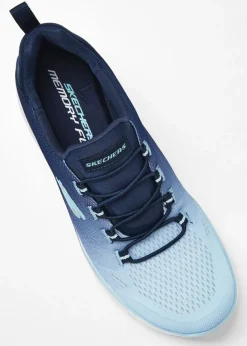 bonprix Skechers Zapatillas Skechers con espuma viscoelástica Azul Clearance