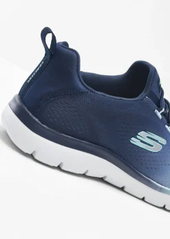 bonprix Skechers Zapatillas Skechers con espuma viscoelástica Azul Clearance