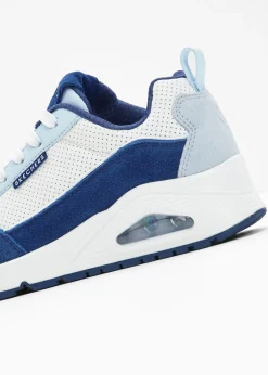 bonprix Skechers Zapatillas Skechers con espuma viscoelástica Blanco-azul Discount