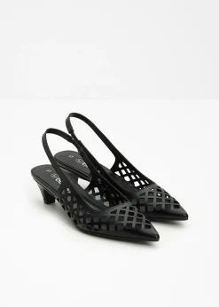 bonprix bonprix Zapatos con aberturas y talón al descubierto Negro Best