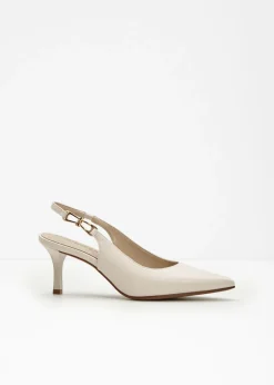 bonprix bonprix Zapatos con tacón de aguja Beige Outlet