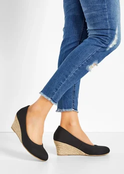bonprix bonprix Zapatos de cuña Negro New
