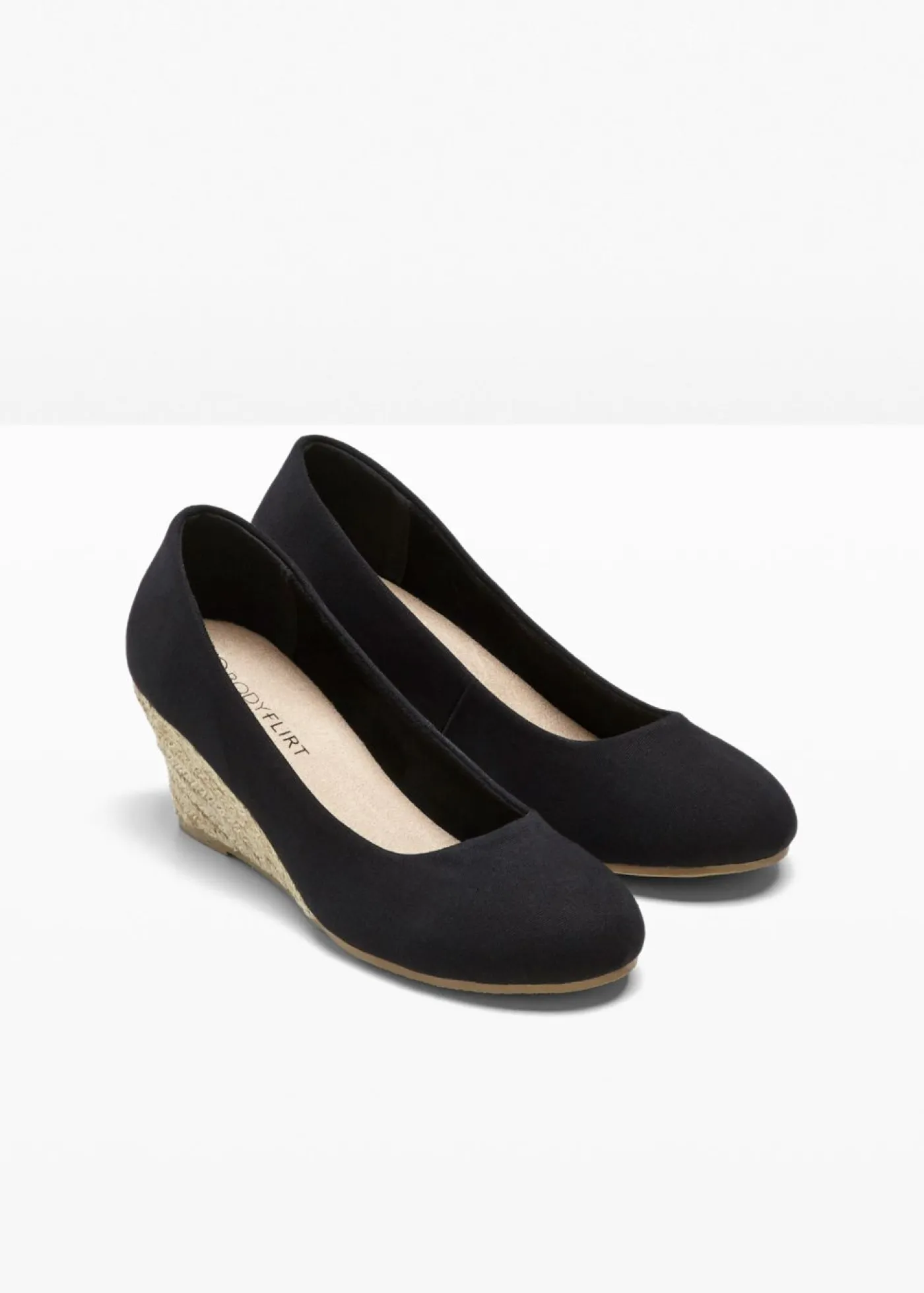 bonprix bonprix Zapatos de cuña Negro New