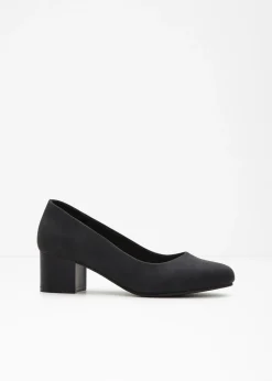 bonprix bonprix Zapatos de salón con plantilla acolchada Negro Hot