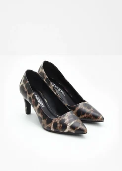 bonprix bonprix Zapatos de tacón estampado leo beige Outlet