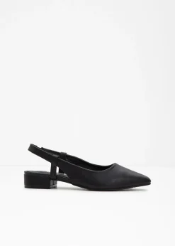 bonprix bonprix Zapatos de tacón con talón al descubierto Negro Discount
