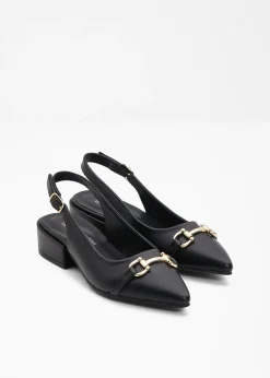 bonprix bonprix Zapatos de tacón con talón al descubierto Negro Best