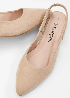bonprix bonprix Zapatos de tacón con talón al descubierto Beige Best