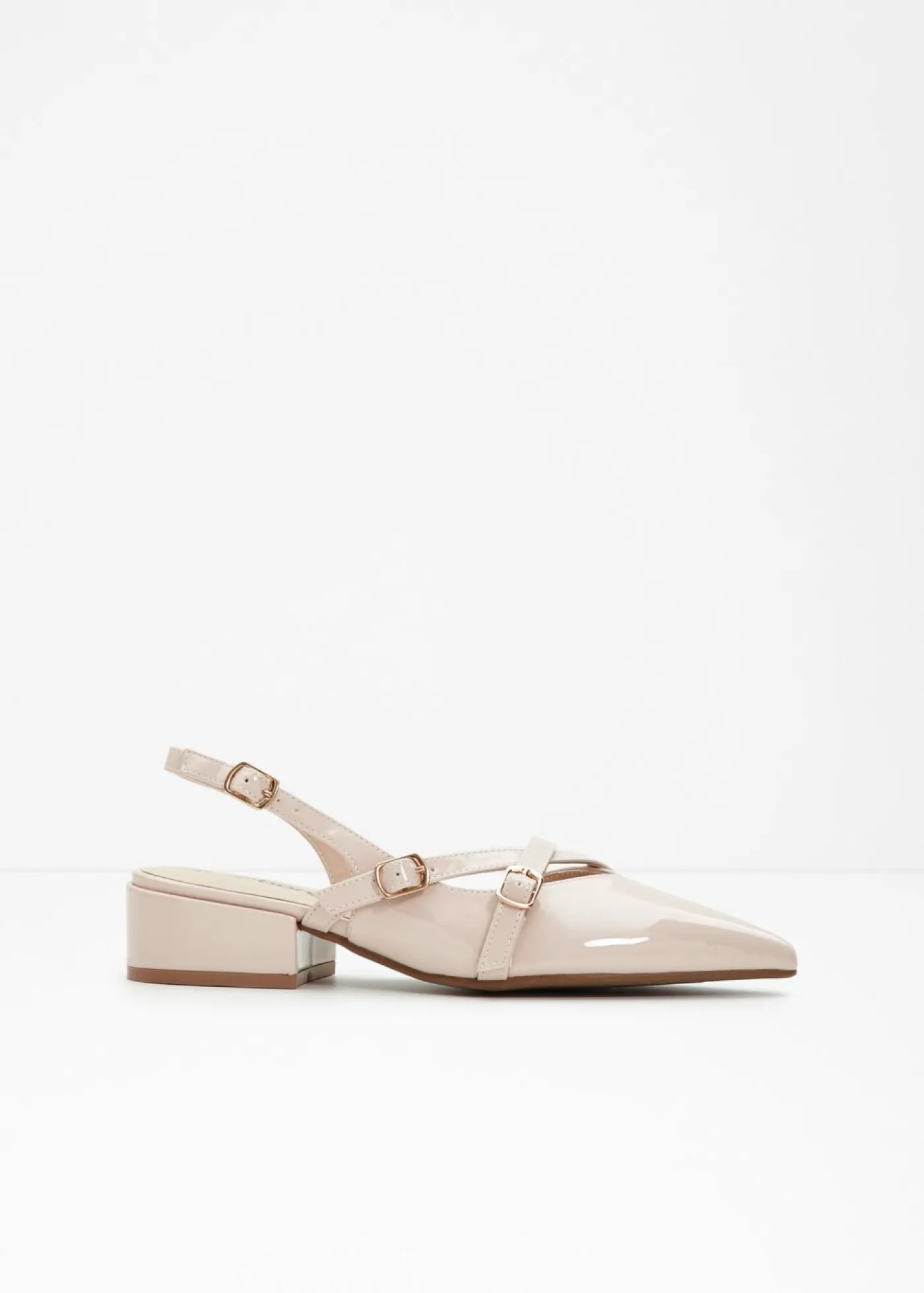 bonprix bonprix Zapatos de tacón con talón al descubierto Beige Discount