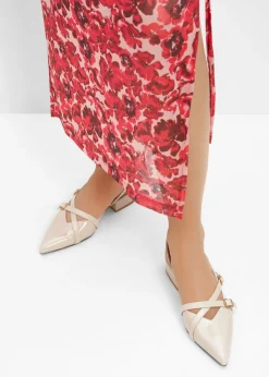 bonprix bonprix Zapatos de tacón con talón al descubierto Beige Discount