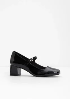 bonprix bonprix Zapatos de tacón con tira Negro Discount