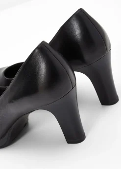 bonprix Tamaris Zapatos de tacón de piel de Tamaris Negro Discount