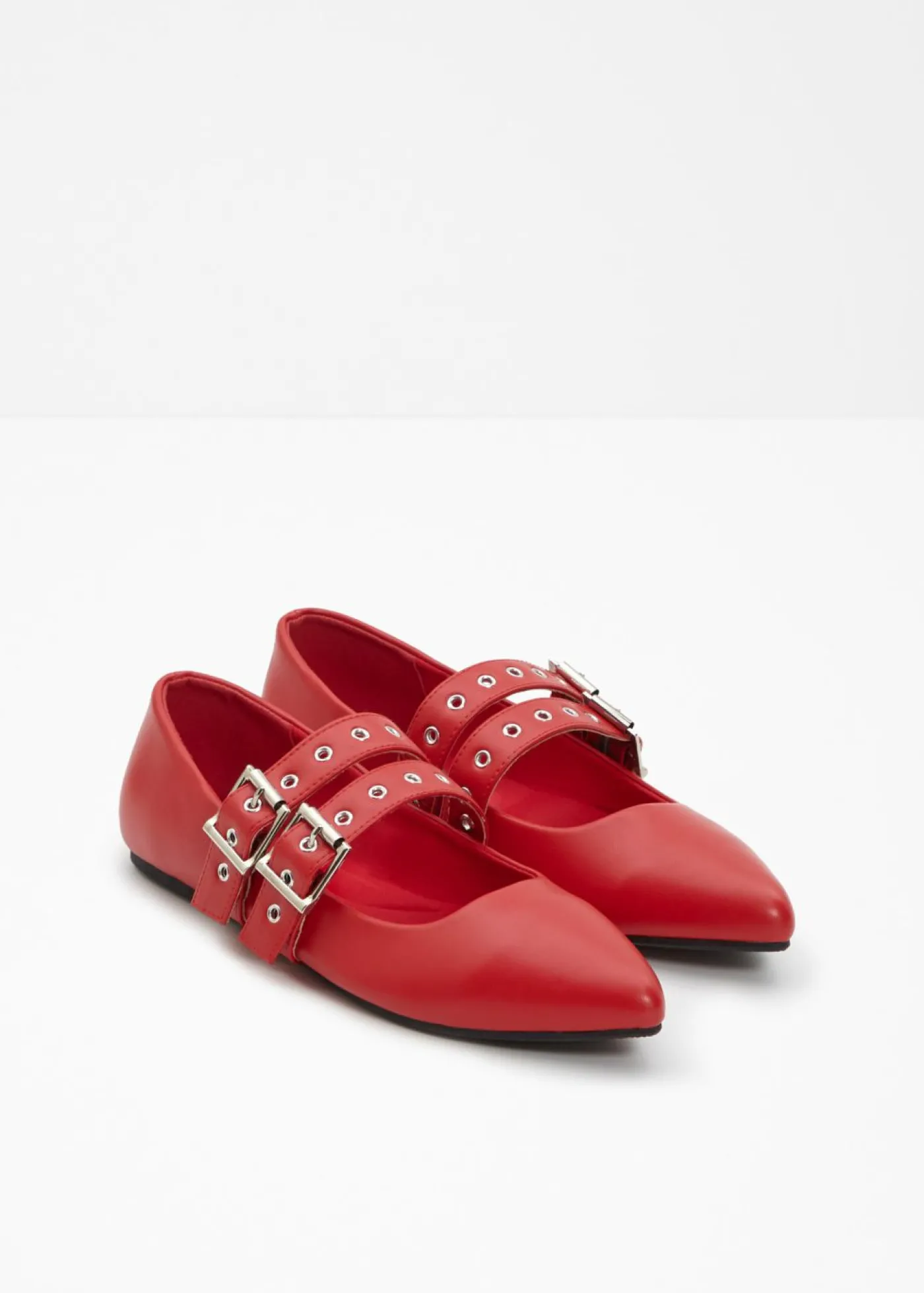 bonprix bonprix Zapatos tipo Mary Jane con plantilla acolchada Rojo Clearance