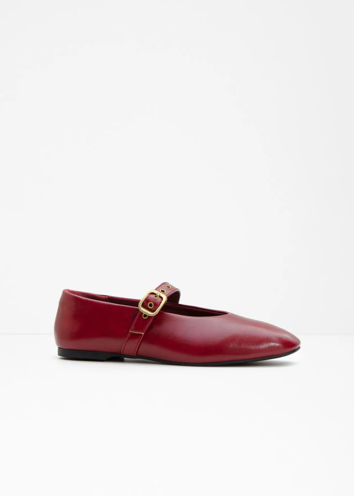 bonprix bonprix Zapatos tipo Mary Jane con ojales Rojo rubí Hot