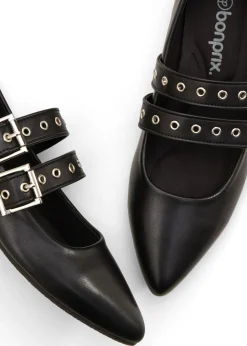 bonprix bonprix Zapatos tipo Mary Jane con plantilla acolchada Negro Online
